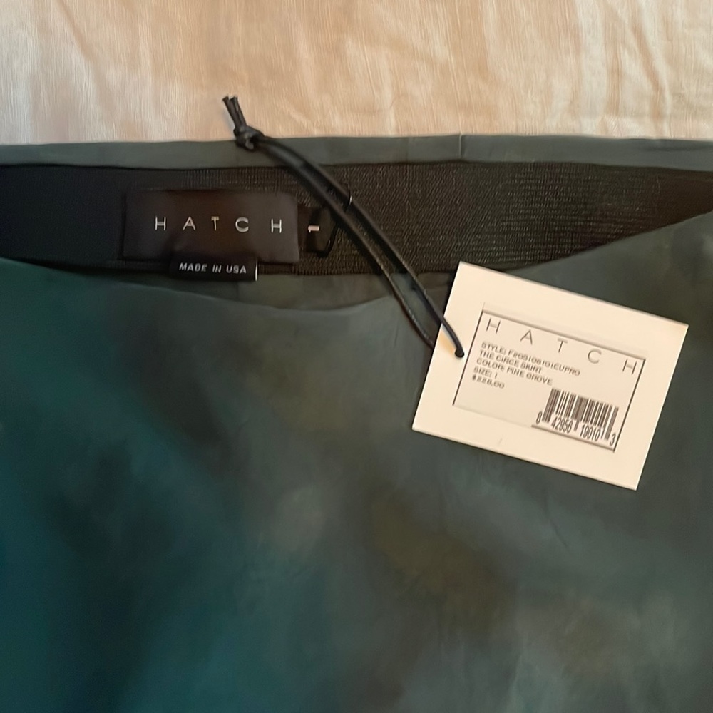 Hatch Collection circle skirt in Pine Grove colour, maternity size 1